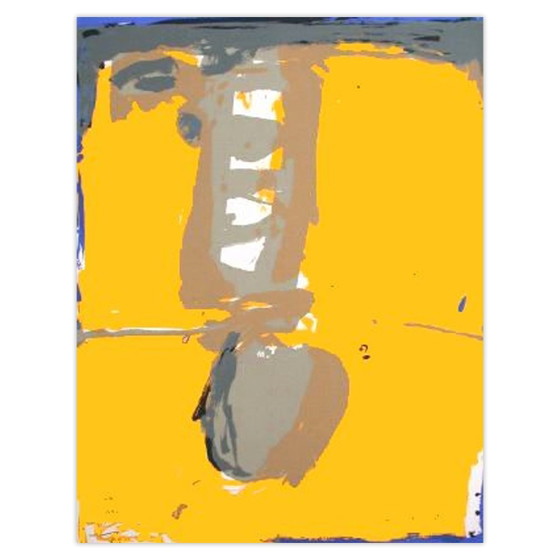 Image 1 of Michèle DESTARAC Composition abstraite I Signierte Lithographie 1981