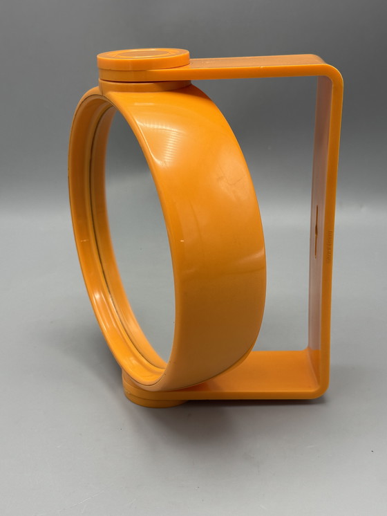 Image 1 of Vintage orange double-sided mirror