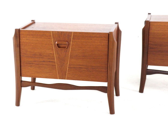 Set di 2 comodini in teak, comodino vintage – Wood (photo 14 of 14)