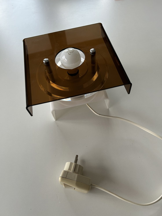 Image 1 of HERDA wall lamp plexi Space age