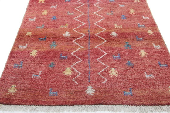 Image 1 of Original Modern Perser Gabbeh Woll Teppich 155 x 122 cm Top Zustan