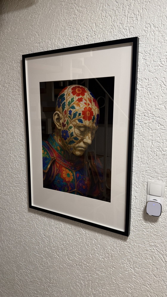 Image 1 of Kintsugi Samurai Rainbow Warrior door Rotan Hunt muurschildering