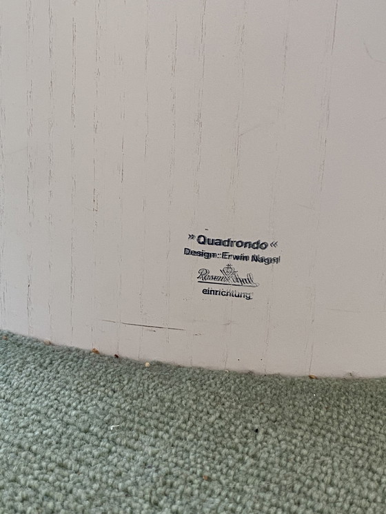 Image 1 of Rosenthal Quadrondro designtafel door Erwin Nagel