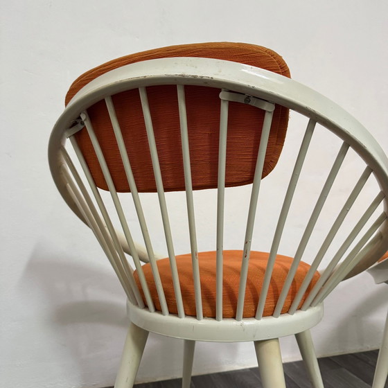 Image 1 of Yngve Ekström Mod.Circle. Par de sillones de diseño escandinavo de los años 60.