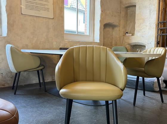 Image 1 of Sedie da pranzo Leolux Baani (4) NW €6380,-