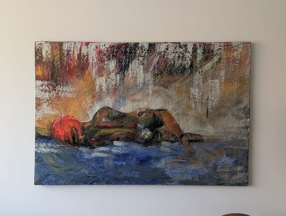 Woman on the ground – Paintings & Drawings, Canvas (photo 5 of 5)