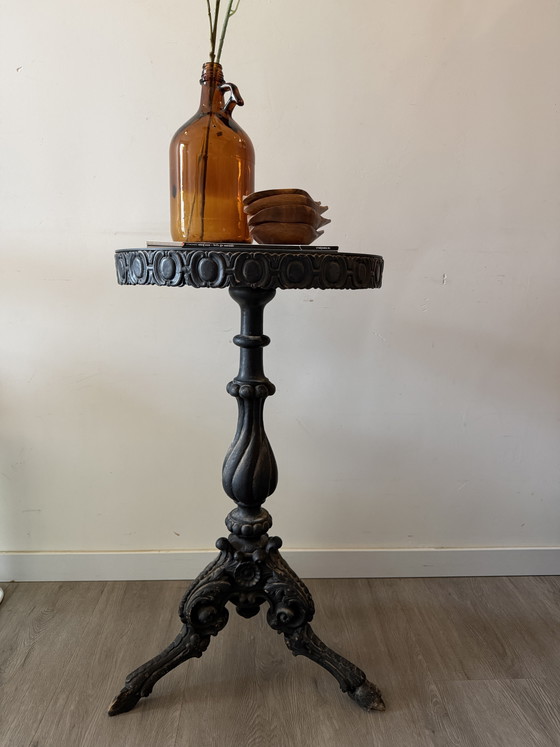 Zwart Vintage Bijzettafeltje – Wood (photo 9 of 9)