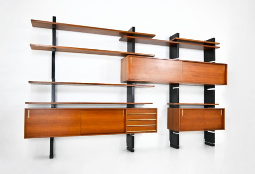 Mueble de pared "Extenso" de Amma Torino, década de 1960. – wandkast, Metal, Wood (photo 2 of 12)