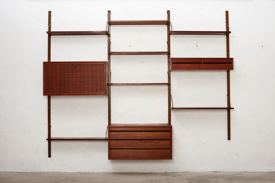 Image 1 of Royal System Wall Unit Designed by Poul Cadovius for Cado, Denmark 1950’s