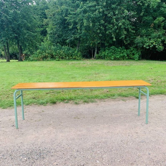 Image 1 of Grande table d’école - 2m44