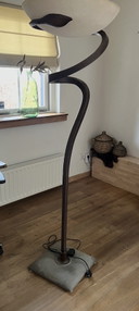 Set Van 3 Elegante Wandlampen + 1 Design Vloerlamp Enzo Campialini