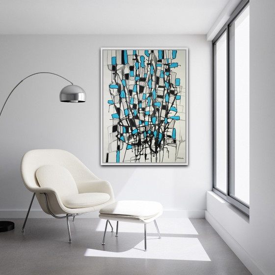 Image 1 of Natia Antadze Abstracte compositie XXL