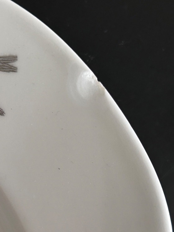 8 Porcelain Plates and Platter Ch. Pillivuyt & Cie – Crockery (photo 16 of 16)