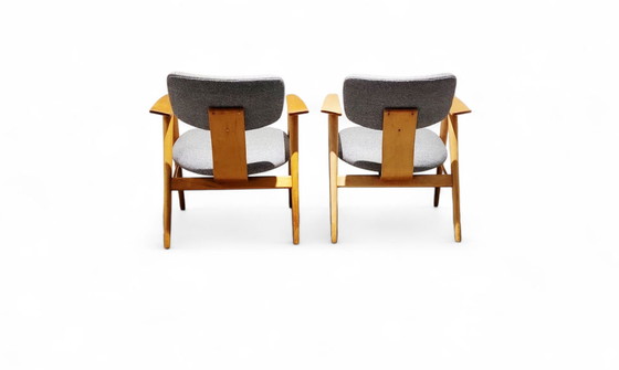 Image 1 of Mid-Century Modern fauteuil FB14 van Cees Braakman voor Pastoe 1955, Set van 2