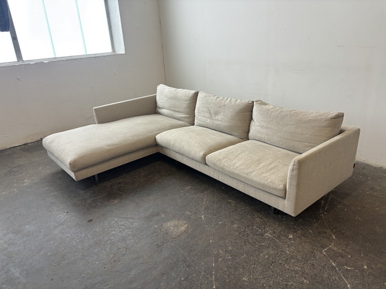 Image 1 of Montis Axel designer sofa couch fabric gray top condition!