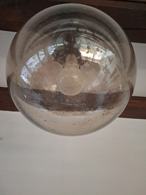 Limburg Globe Lamp Pendant Light Smoked Glass – Glashütte Limburg, Pendant lamps, Metal (photo 10 of 11)
