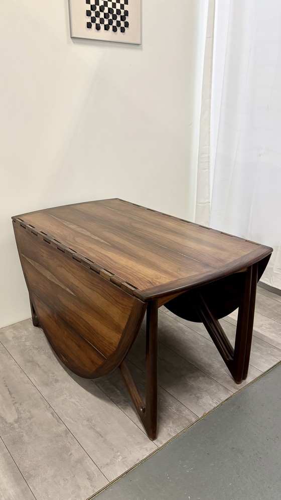 Image 1 of Table de salle à manger exclusive en palissandre Niels Koefoed