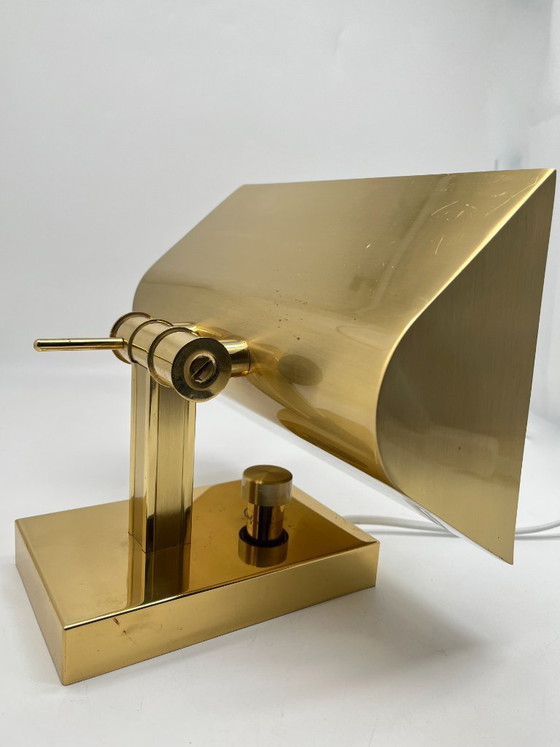 Vintage Postmodern Wall Light 1980s – Gold – Dimmable – 180° Rotatable – Metal (photo 20 of 22)