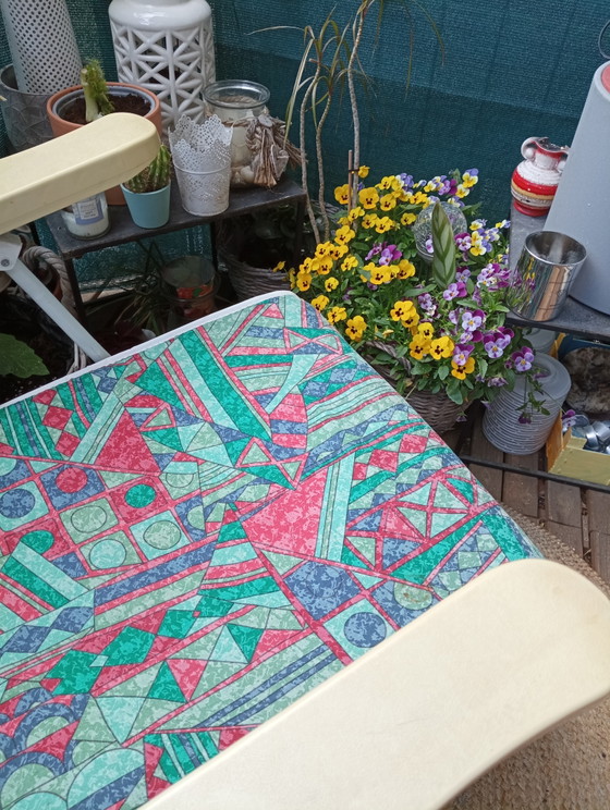 Image 1 of Italian camping chair, deck chair, foldable, like new