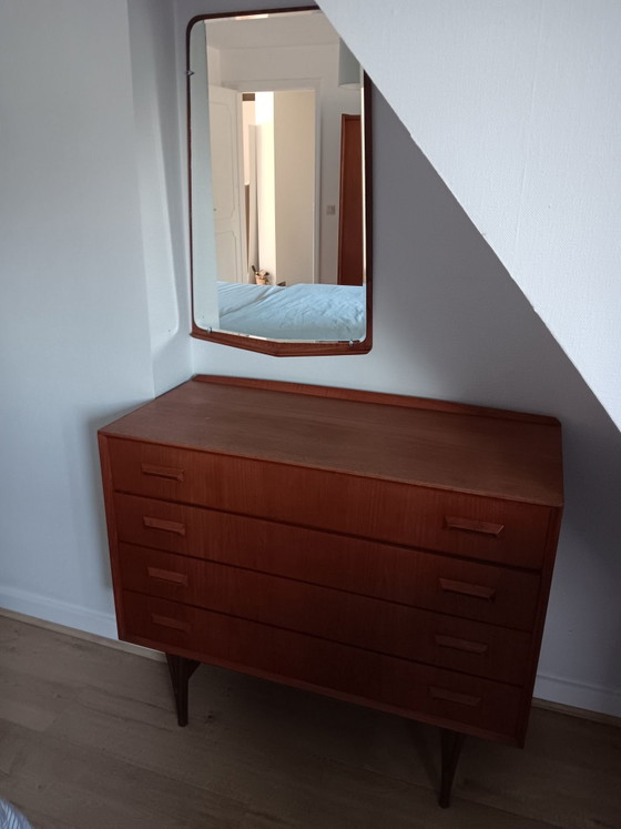 Beautiful 3-piece Mid-Century Teak Bedroom Set – Wardrobes, Wood (photo 9 of 15)