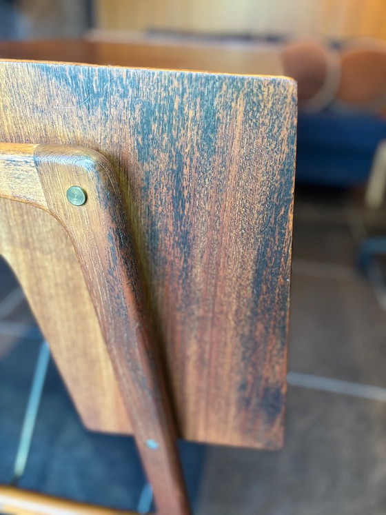Teak Bureau 'Haarlem' Van Arne Wahl Iversen voor O.M.F., 1960s – Wood, Brass (photo 8 of 9)