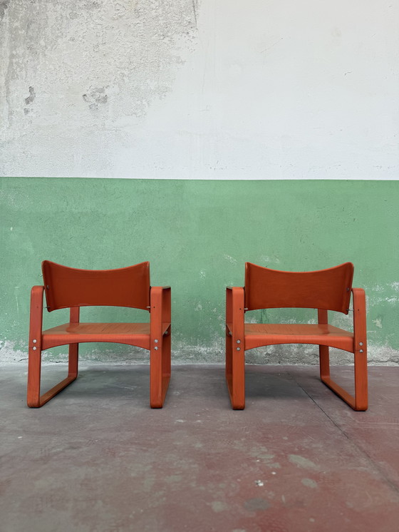Image 1 of 2 Armchairs Verner Panton per Thonet