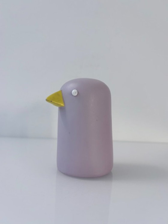 Lila Vogelbeeldje Scandinavisch Minimalistisch Design – Decoratieve objecten, Wood (photo 2 of 7)
