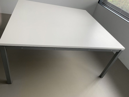 Robberechts Connex Square Desk / Dining Table - Minimalist White – eettafels, Wood