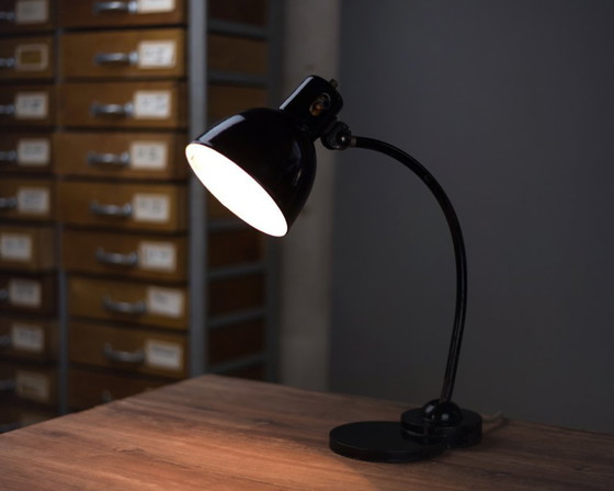 Image 1 of Original Zirax Bauhaus table lamp 1930s – Industrial desk lamp with patina