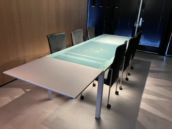 Eetkamerset (Ronald Schmitt Eettafel En 6 Framati Eetkamerstoelen) – Metal (photo 4 of 11)