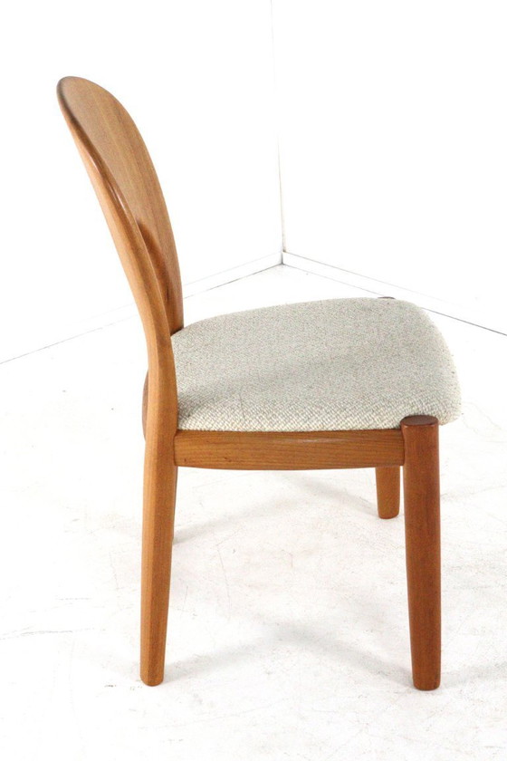 Image 1 of Set di 4 sedie Koefoed Morten in teak vintage 'Horve'