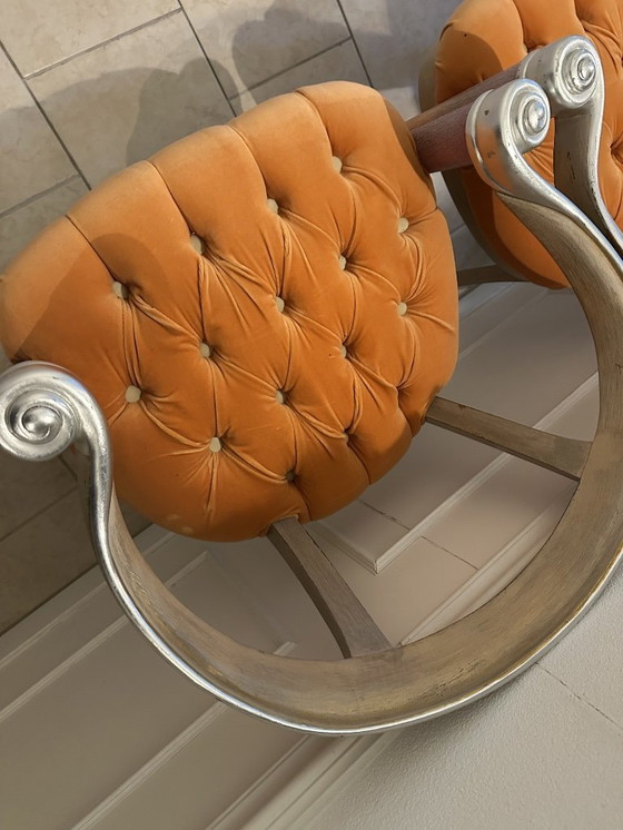 Image 1 of 4 pieces Italian handmade chairs from Colombostile