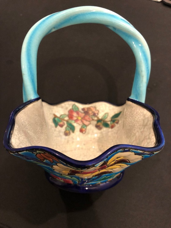 Image 1 of Panier - Emaux De Longwy 