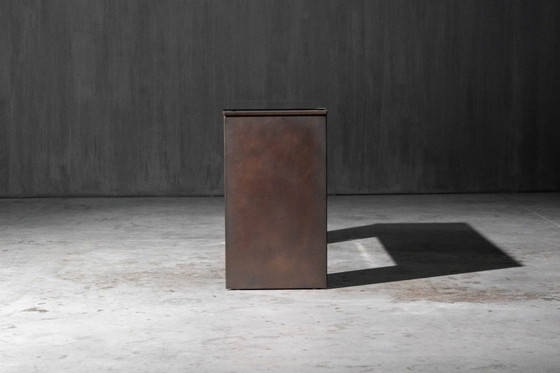 Image 1 of Consoletafel van gepatineerd brons van Belgochrom, België, jaren 70