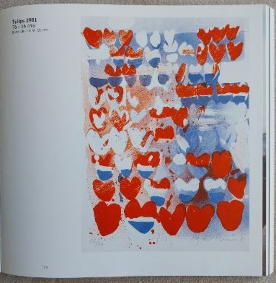 Image 1 of Jan Cremer - 'Tulips' - framed screen print 1981, small edition