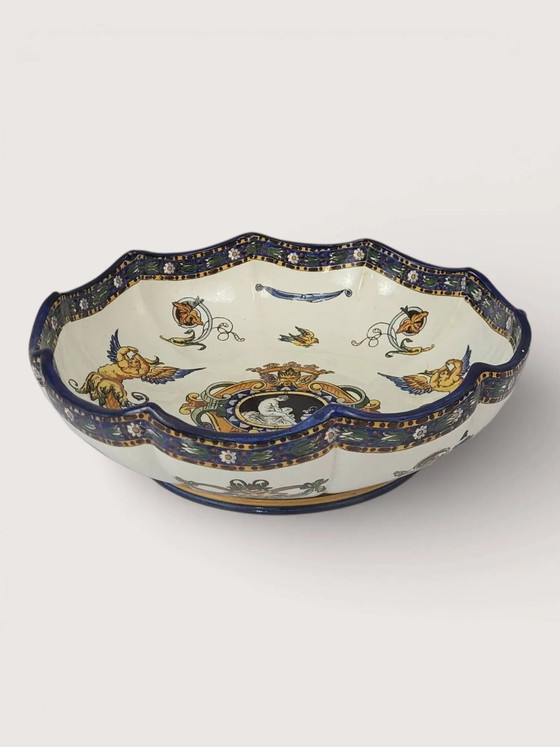 Melon dish in Gien earthenware, 19th century – Bowls, Porcelain, Renaissance (photo 5 of 12)