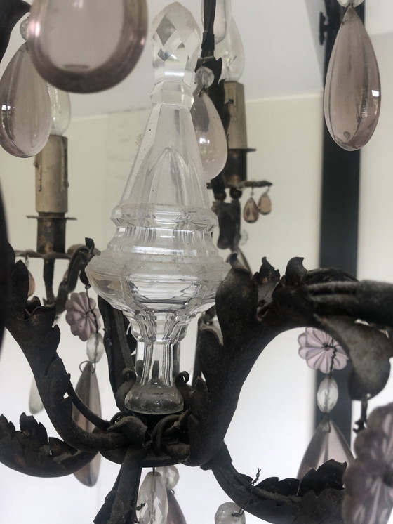 Image 1 of Kronleuchter aus Schmiedeeisen Italienisch