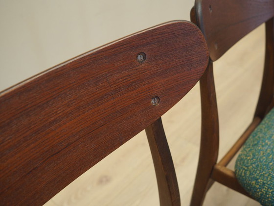 Image 1 of Set of four teak chairs, Danish design, 1970s, production: Denmark