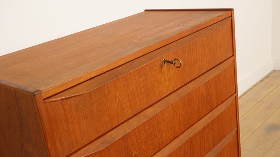 Image 1 of Vintage Deense ladekast | Teak | 6 lades | 108 cm