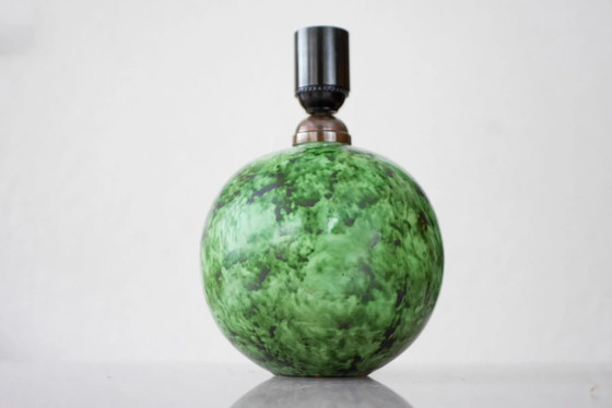 Image 1 of Scandinavian Art Deco table lamp in ceramic by Erik Mornils for Nittsjö, 1930s