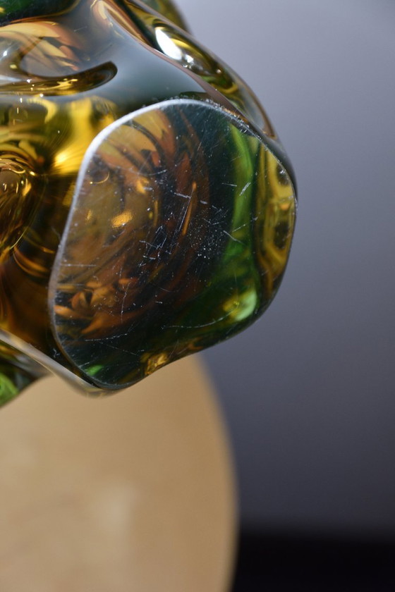 Jan Kotik Beránek Verrerie Art Verre Design Iconique Vintage Vase Hélice – Beránek Glassworks, Glass (photo 3 of 5)