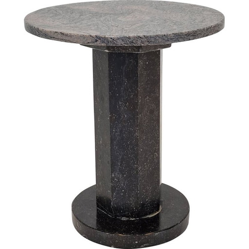Italienischer Vintage-Beistelltisch aus Granit, 1980er Jahre