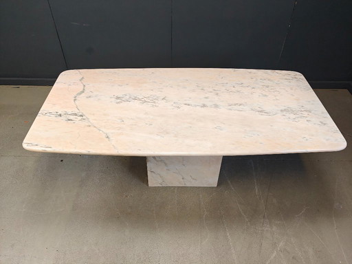 Table de salle à manger vintage en marbre, années 1970