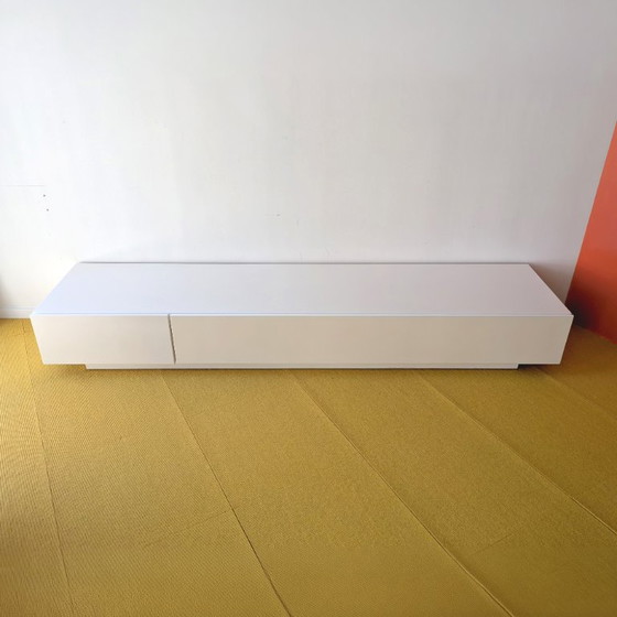 Designer TV cabinet - White lacquered finish - 2012, tv-meubelen, Anders, Wit (foto 2 van 8)