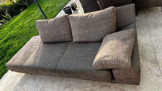 Contemporary brown BoConcept Cenova sofa, 190x85 cm (Lounge Design), 2 seaters, Textile (photo 4 of 5)