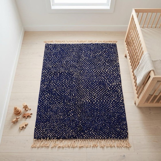 Magnifico tappeto blu artigianale 200/300cm – Tappeti, Lana (photo 8 of 8)