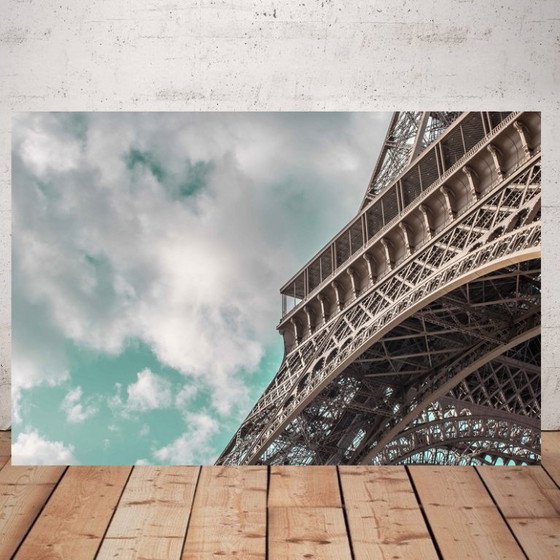Image 1 of Photo printed on plexiglass / Limited edition / Eiffel Tower / Original decoration / Architecture / Art Deco / Paris
