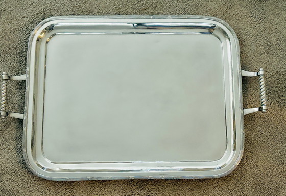 Image 1 of PLATEAU PLAQUÉ ARGENT EICHHOLTZ