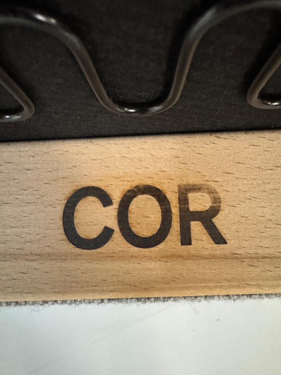 Image 1 of COR Conseta bank 2,5 zits stof grijs set + hoofdsteun