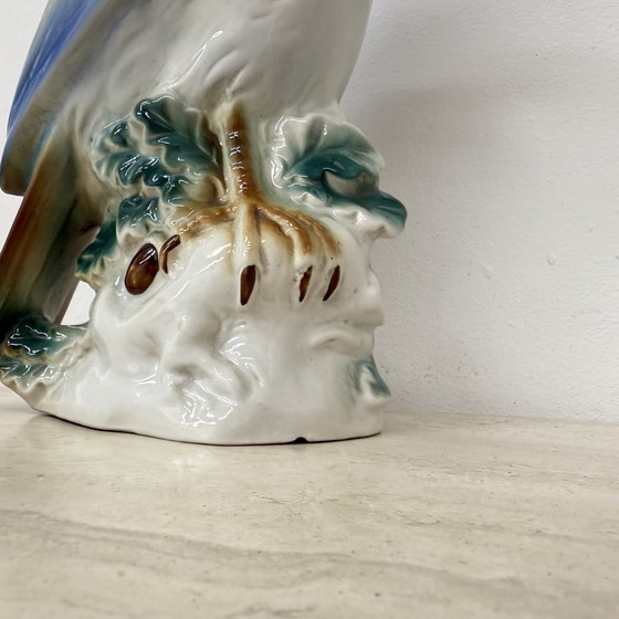 Image 1 of Vintage porcelain Parfume lamp bird , 1950s